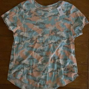 Old Navy Everywear Crew Neck Camo T-shirt